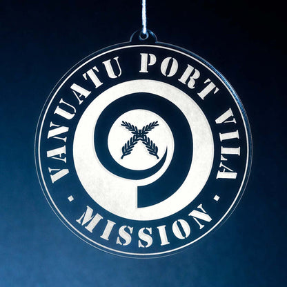 Vanuatu Port Vila Mission Christmas Ornament - Latter-Day Saint LDS Missionary Gift - Book of Mormon