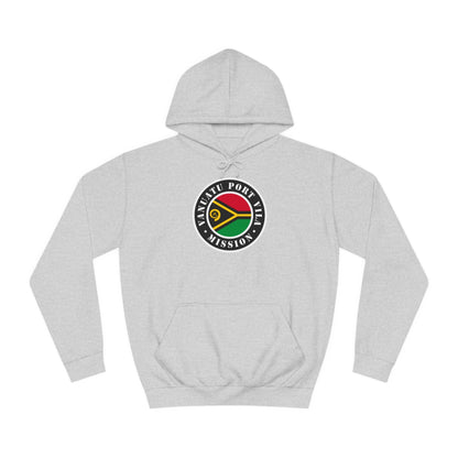 Vanuatu Port Vila Mission Flag Logo (Black Border) College Hoodie - Latter-Day Saint LDS Missionary Gift - Book of Mormon