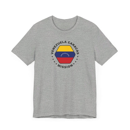 Venezuela Caracas Mission Circular Flag T-shirt - Latter-Day Saint LDS Missionary Gift - Book of Mormon