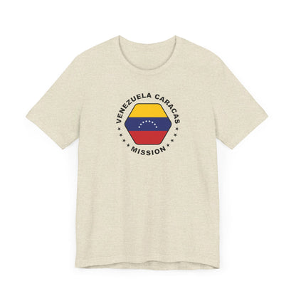 Venezuela Caracas Mission Circular Flag T-shirt - Latter-Day Saint LDS Missionary Gift - Book of Mormon