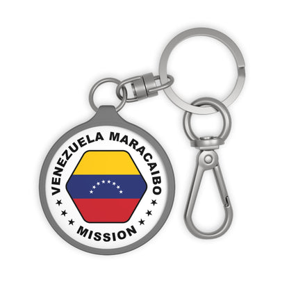 Venezuela Maracaibo Mission Circle Flag Key Tag - Latter-Day Saint LDS Missionary Gift - Book of Mormon