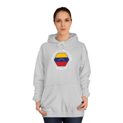 Venezuela Maracaibo Mission Flag Logo (White Border) College Hoodie - Latter-Day Saint LDS Missionary Gift - Book of Mormon