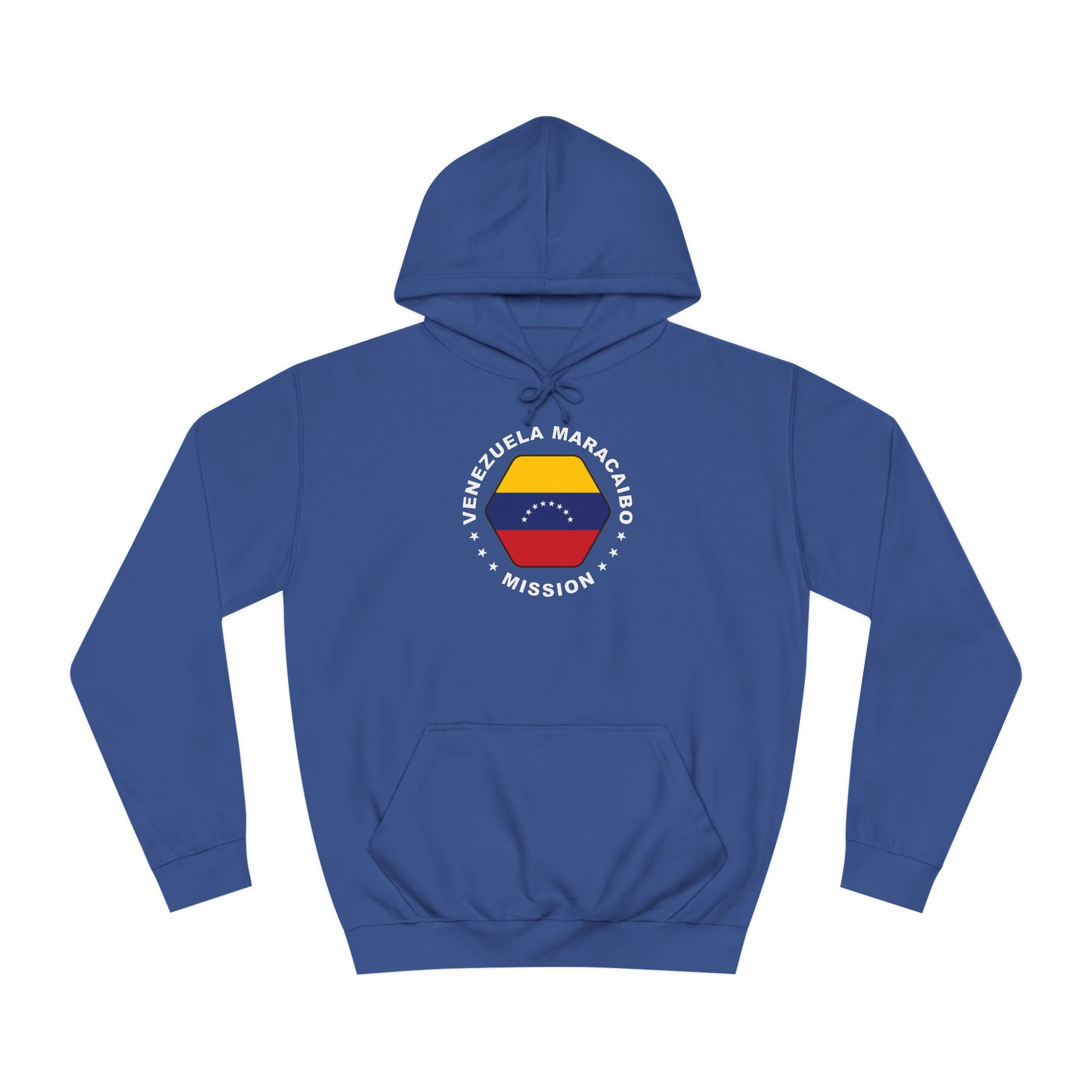 Venezuela Maracaibo Mission Flag Logo (White Border) College Hoodie - Latter-Day Saint LDS Missionary Gift - Book of Mormon