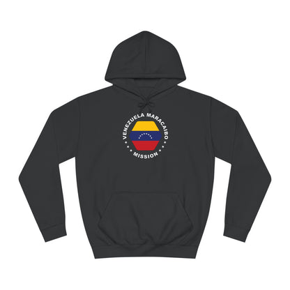 Venezuela Maracaibo Mission Flag Logo (White Border) College Hoodie - Latter-Day Saint LDS Missionary Gift - Book of Mormon