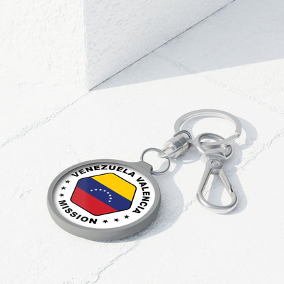 Venezuela Valencia Mission Circle Flag Key Tag - Latter-Day Saint LDS Missionary Gift - Book of Mormon