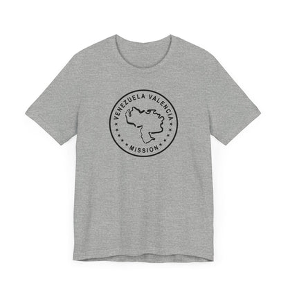 Venezuela Valencia Mission Circular Monochrome Logo T-Shirt - Latter-Day Saint LDS Missionary Gift - Book of Mormon