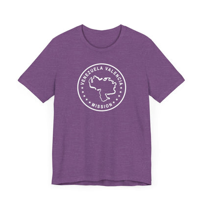Venezuela Valencia Mission Circular Monochrome Logo T-Shirt - Latter-Day Saint LDS Missionary Gift - Book of Mormon