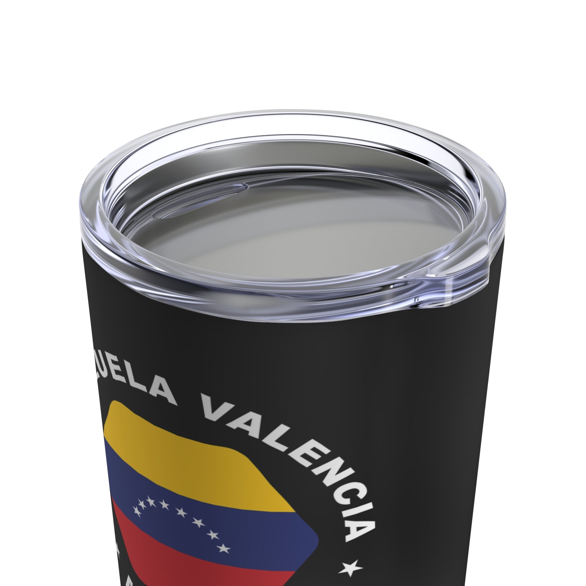 Venezuela Valencia Mission Flag Logo Tumbler 20oz Black - Latter-Day Saint LDS Missionary Gift - Book of Mormon