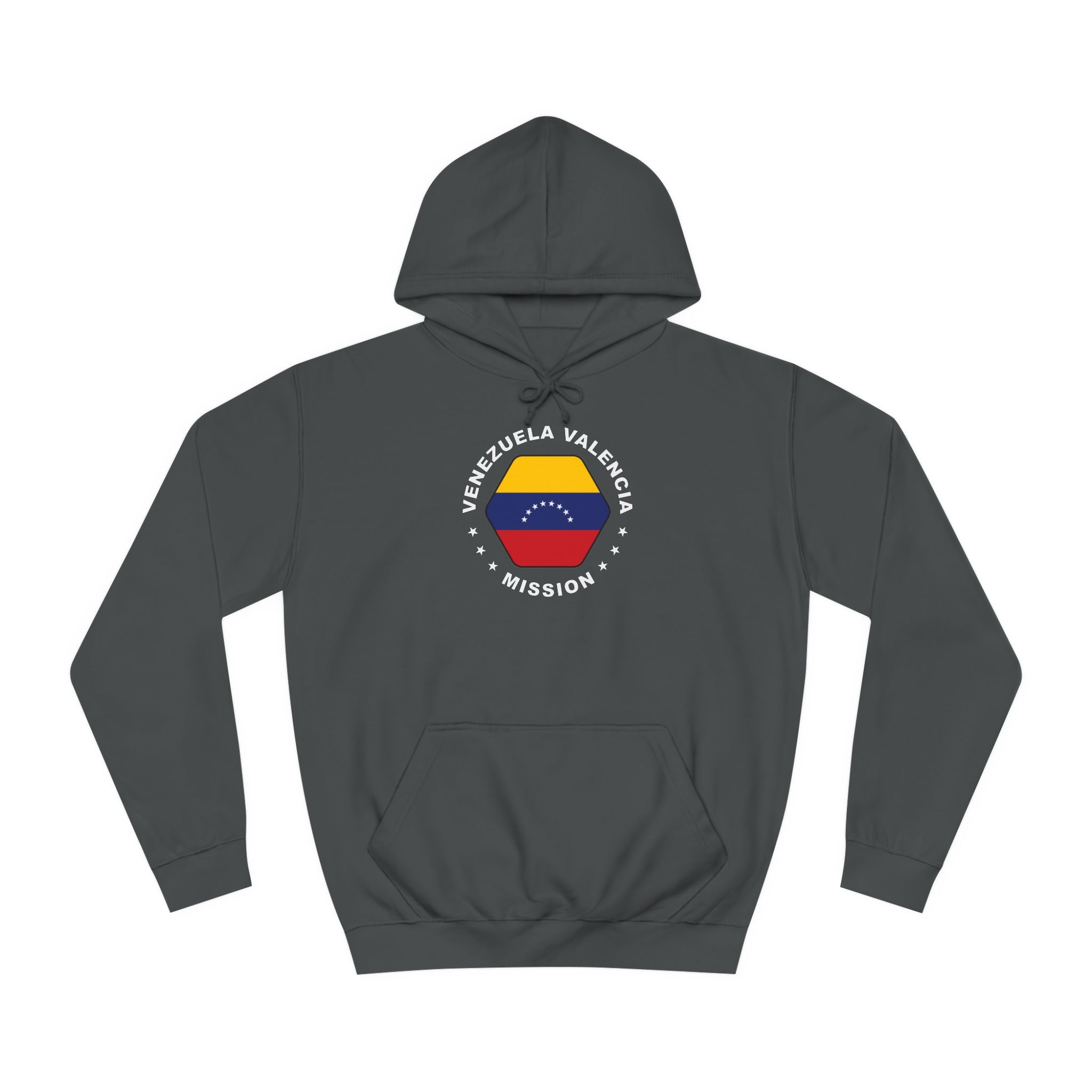 Venezuela Valencia Mission Flag Logo (White Border) College Hoodie - Latter-Day Saint LDS Missionary Gift - Book of Mormon