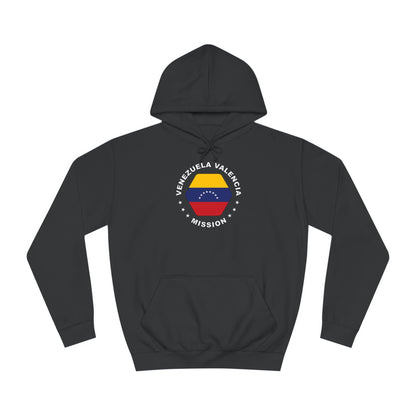 Venezuela Valencia Mission Flag Logo (White Border) College Hoodie - Latter-Day Saint LDS Missionary Gift - Book of Mormon