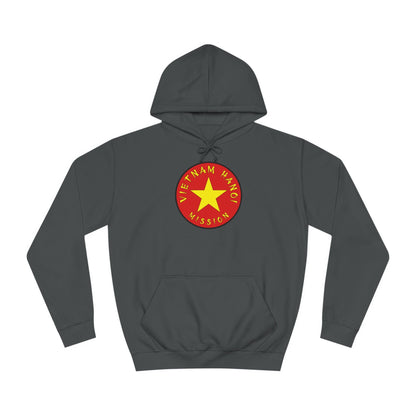 Vietnam Hanoi Mission Flag Logo (Black Border) College Hoodie - Latter-Day Saint LDS Missionary Gift - Book of Mormon