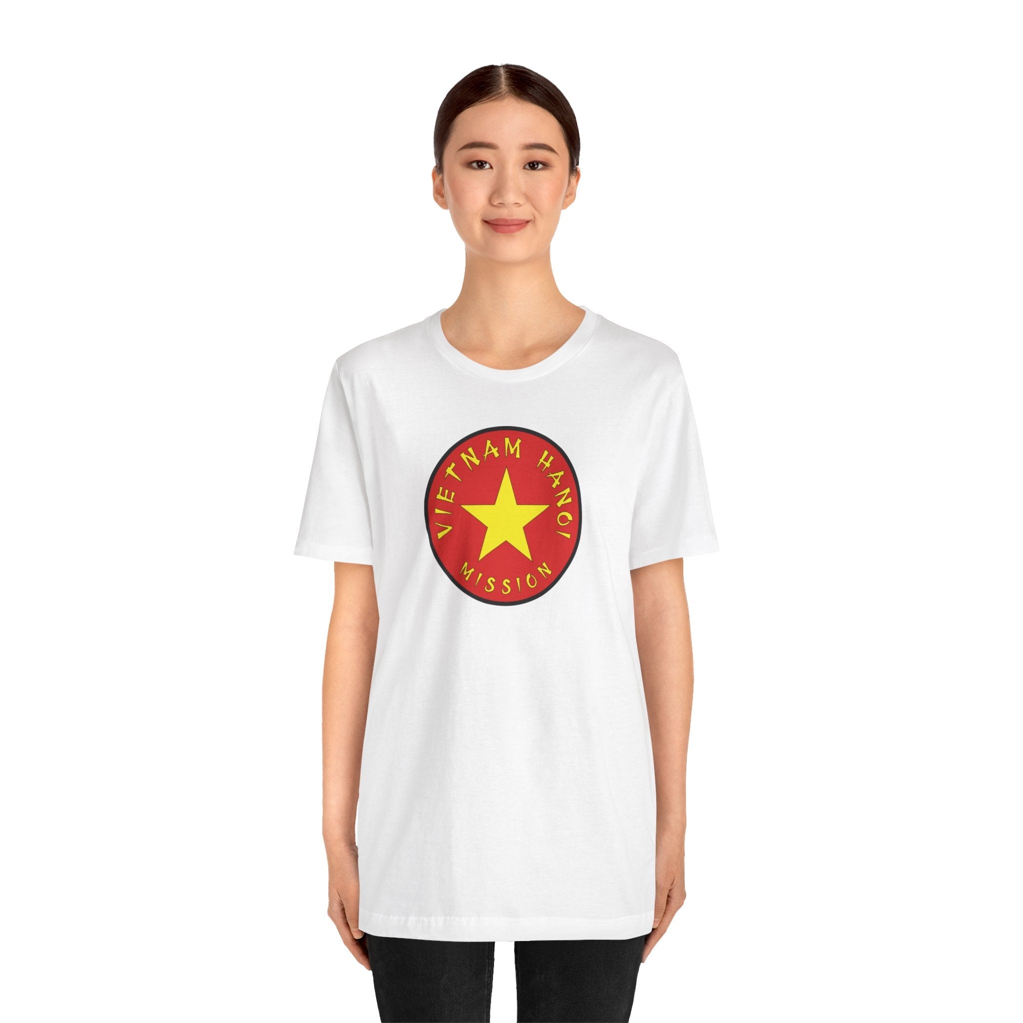 Vietnam Hanoi Mission Flag Logo T-shirt - Latter-Day Saint LDS Missionary Gift - Book of Mormon