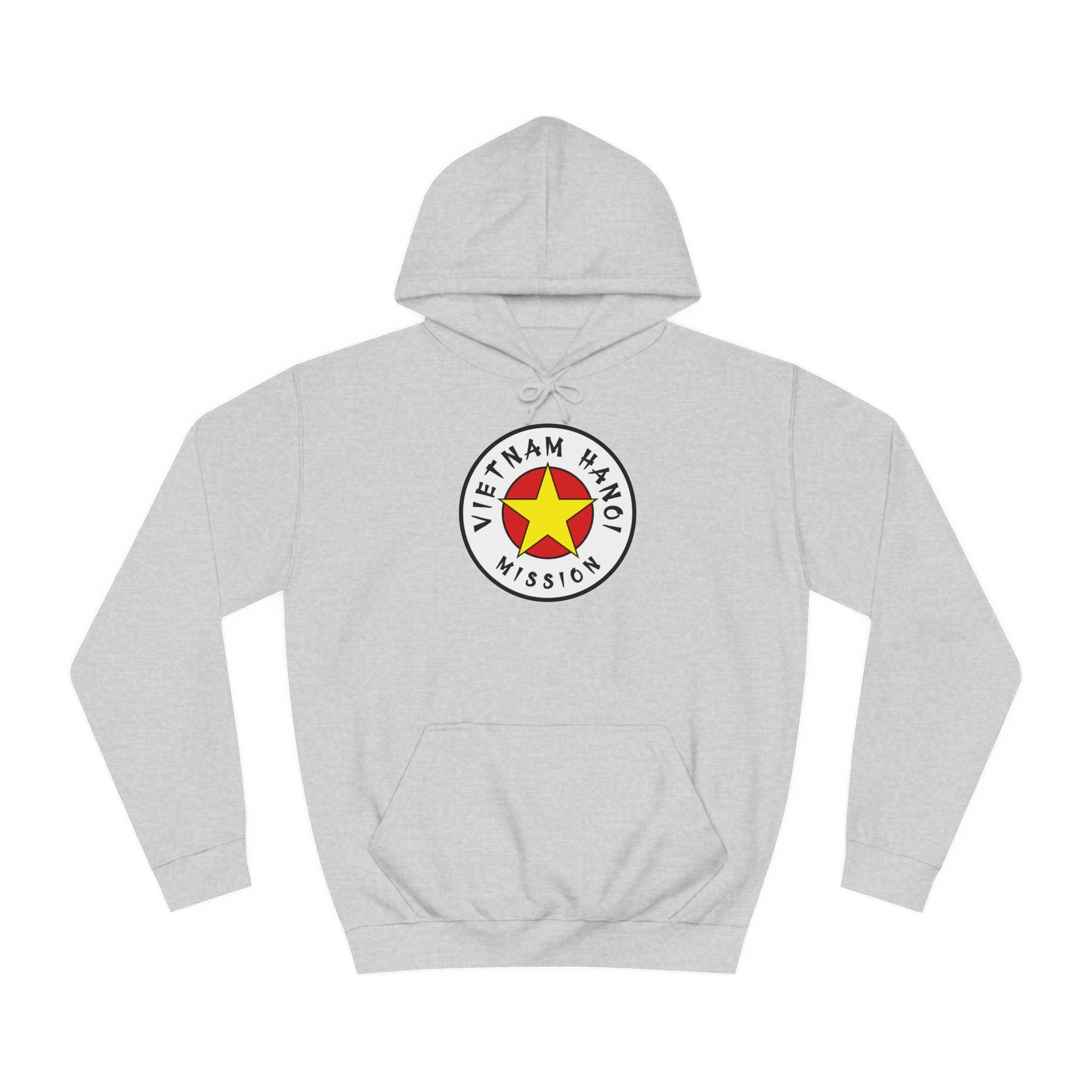 Vietnam Hanoi Mission Flag Logo (White Border) College Hoodie - Latter-Day Saint LDS Missionary Gift - Book of Mormon