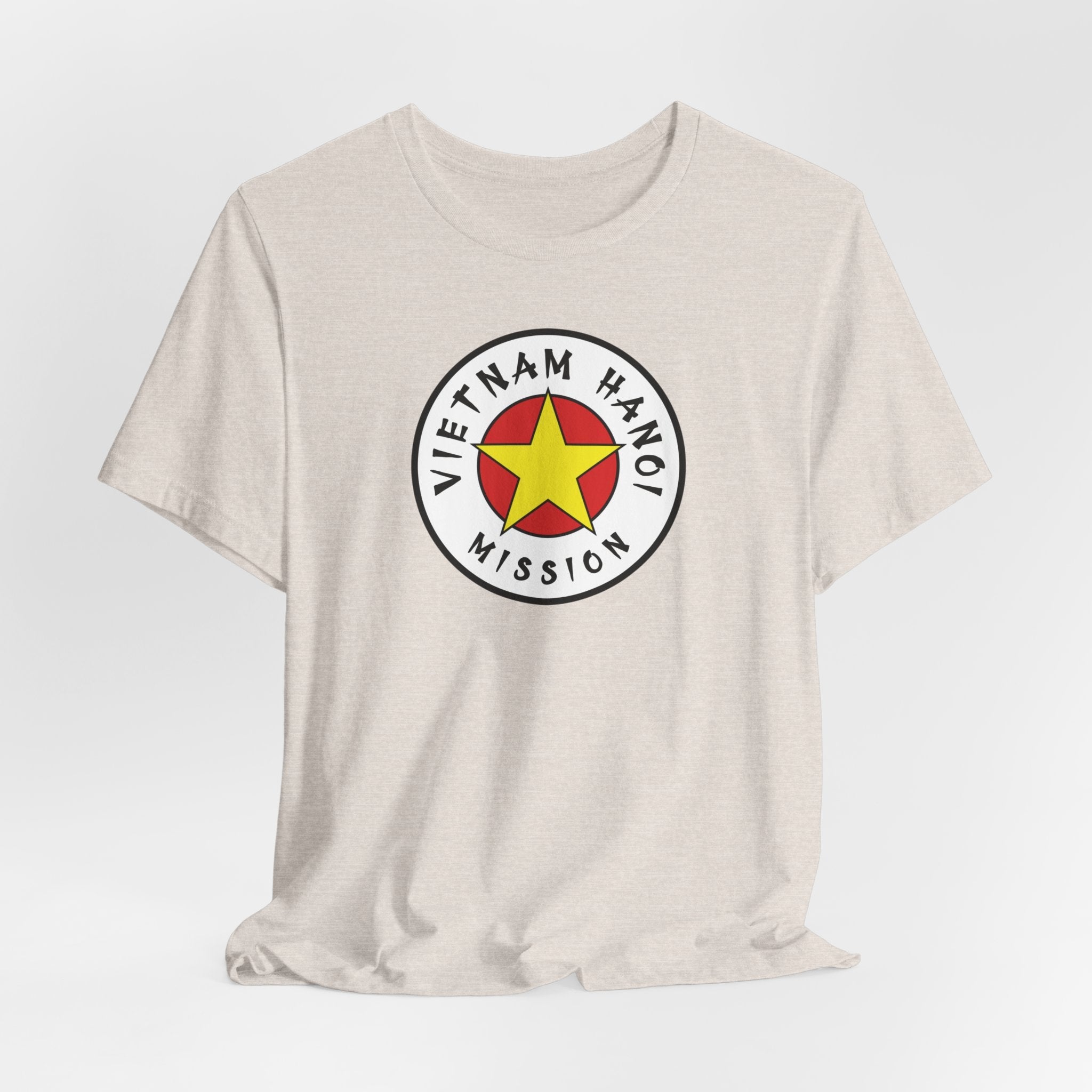 Vietnam Hanoi Mission Flag Logo (White Border) T-shirt - Latter-Day Saint LDS Missionary Gift - Book of Mormon