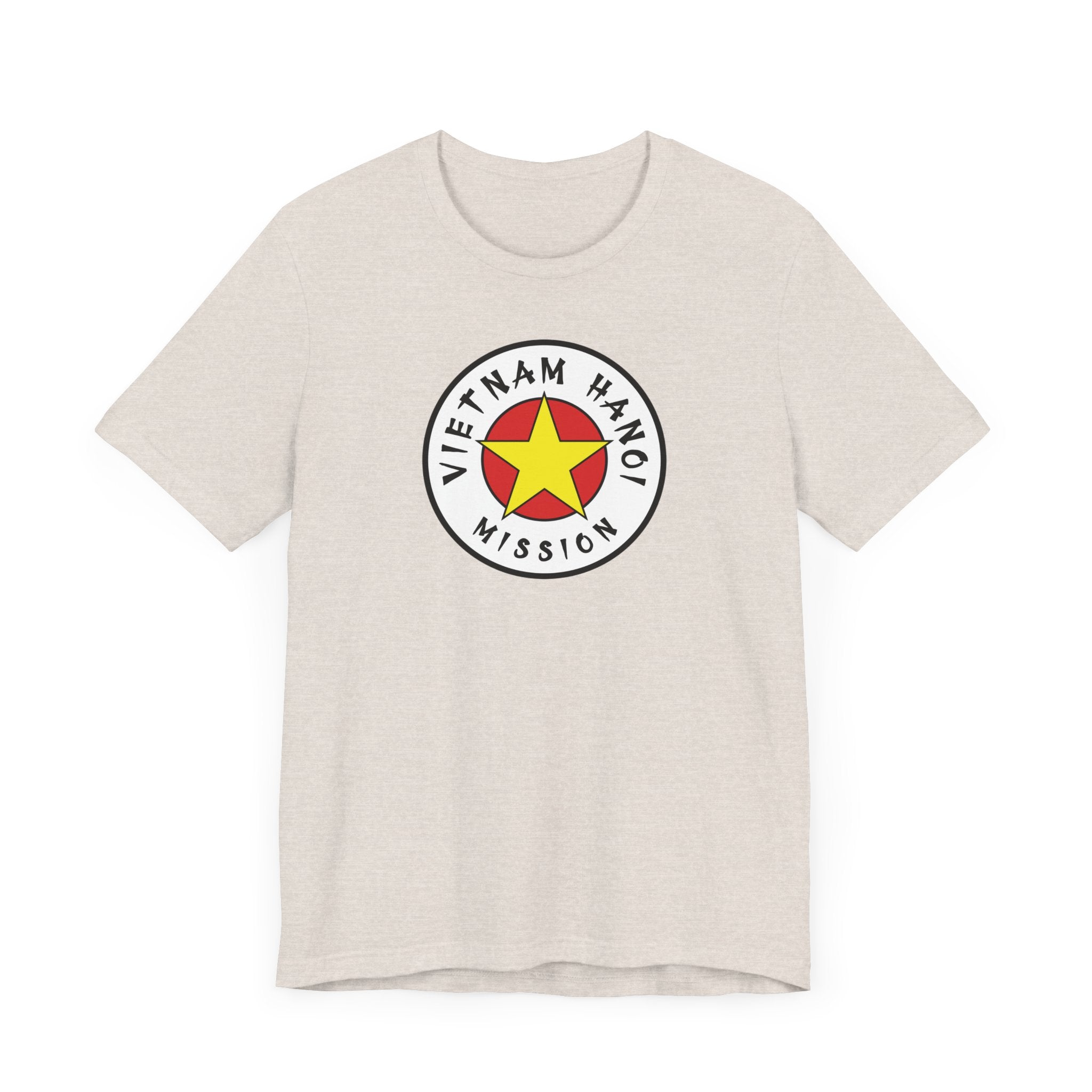 Vietnam Hanoi Mission Flag Logo (White Border) T-shirt - Latter-Day Saint LDS Missionary Gift - Book of Mormon