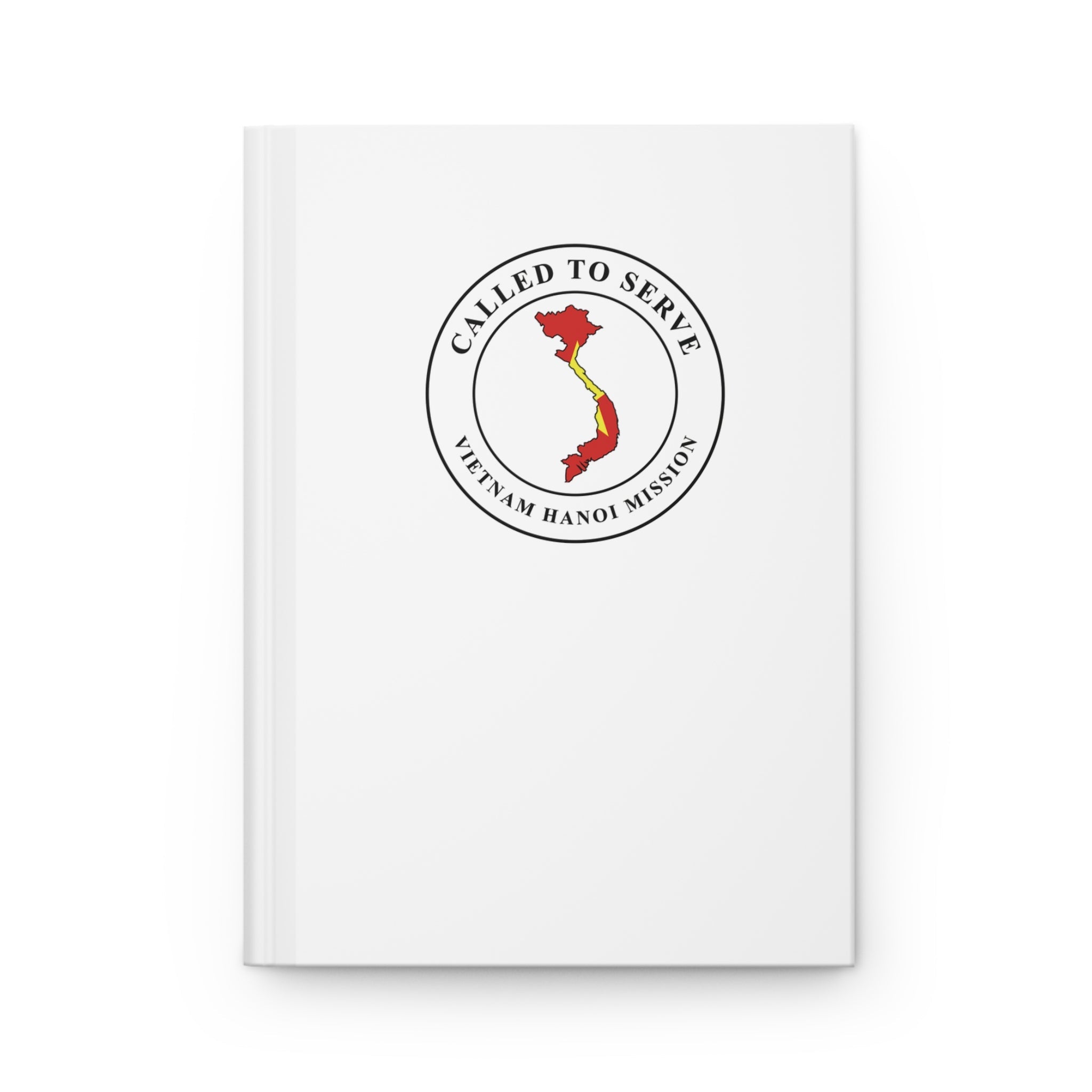 Vietnam Hanoi Mission Flag Map Called to Serve White Hardcover Journal Matte - Latter-Day Saint LDS Missionary Gift - Book of Mormon