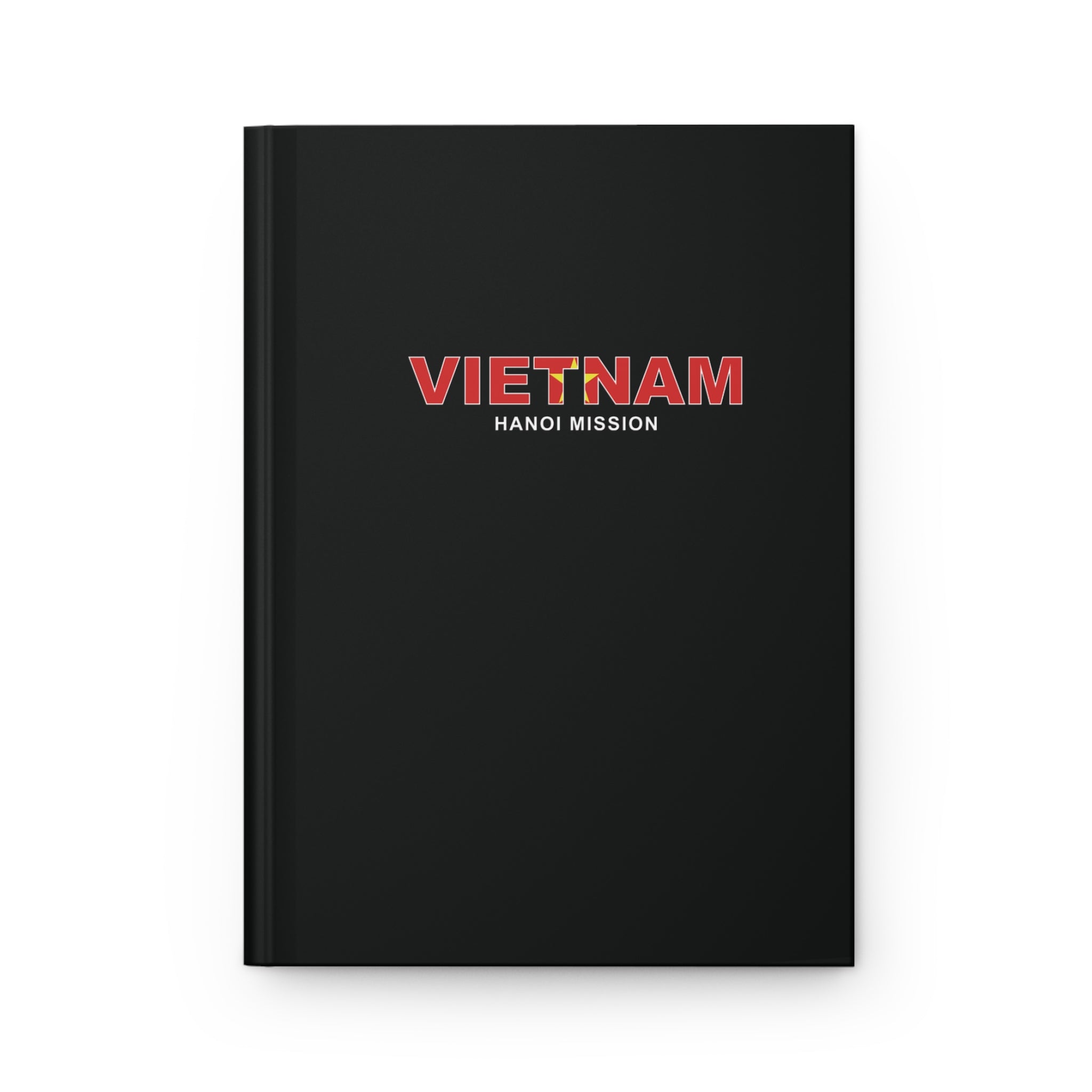 Vietnam Hanoi Mission Flag Title Black Hardcover Journal Matte - Latter-Day Saint LDS Missionary Gift - Book of Mormon