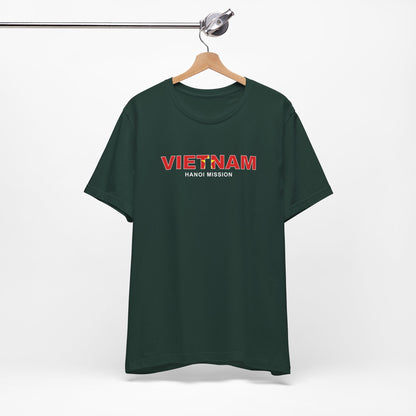 Vietnam Hanoi Mission Flag Title T-shirt - Latter-Day Saint LDS Missionary Gift - Book of Mormon