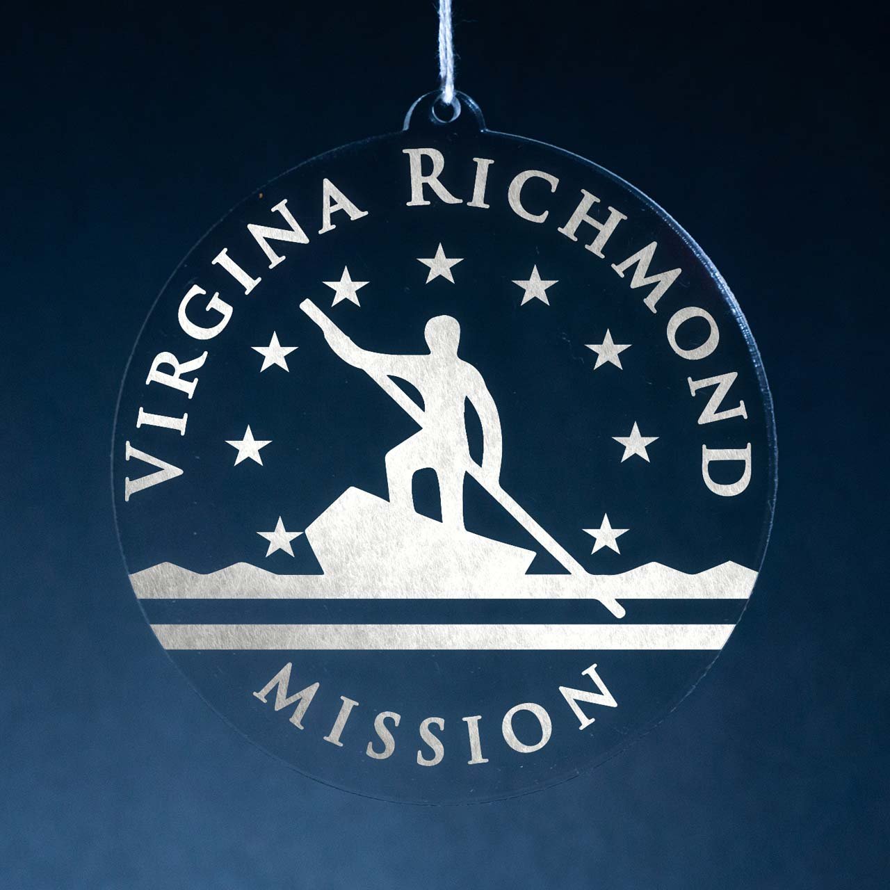 Virginia Richmond Mission Christmas Ornament - Latter-Day Saint LDS Missionary Gift - Book of Mormon