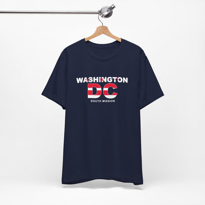 Washington DC South Mission Flag Title T-shirt - Latter-Day Saint LDS Missionary Gift - Book of Mormon