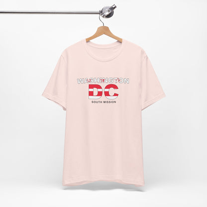 Washington DC South Mission Flag Title T-shirt - Latter-Day Saint LDS Missionary Gift - Book of Mormon