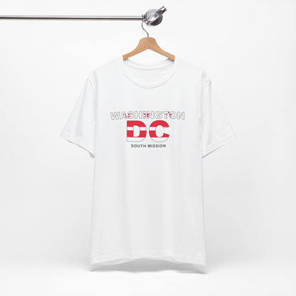 Washington DC South Mission Flag Title T-shirt - Latter-Day Saint LDS Missionary Gift - Book of Mormon