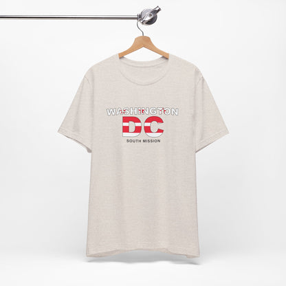 Washington DC South Mission Flag Title T-shirt - Latter-Day Saint LDS Missionary Gift - Book of Mormon