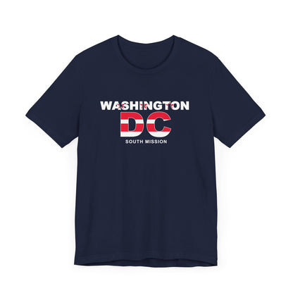 Washington DC South Mission Flag Title T-shirt - Latter-Day Saint LDS Missionary Gift - Book of Mormon