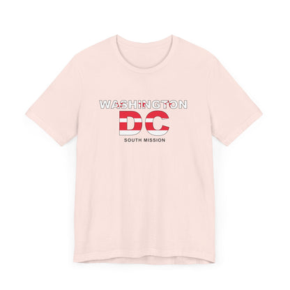 Washington DC South Mission Flag Title T-shirt - Latter-Day Saint LDS Missionary Gift - Book of Mormon