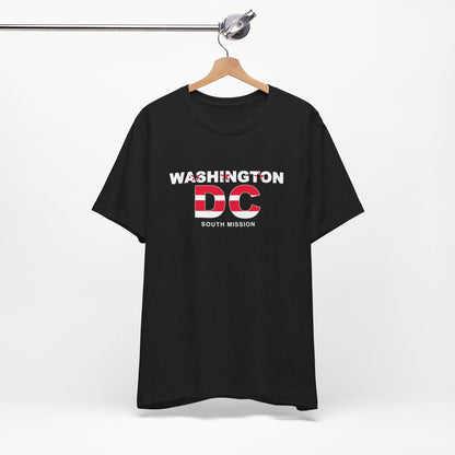 Washington DC South Mission Flag Title T-shirt - Latter-Day Saint LDS Missionary Gift - Book of Mormon