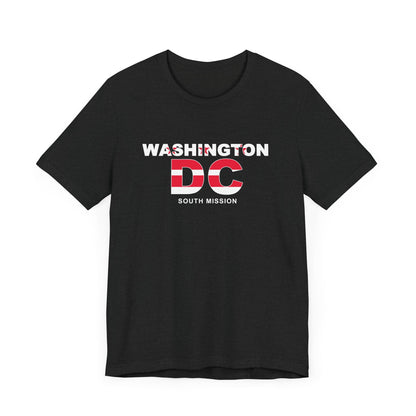 Washington DC South Mission Flag Title T-shirt - Latter-Day Saint LDS Missionary Gift - Book of Mormon