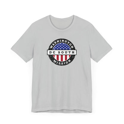 Washington DC South Mission Vintage Circular USA Flag T-Shirt - Latter-Day Saint LDS Missionary Gift - Book of Mormon