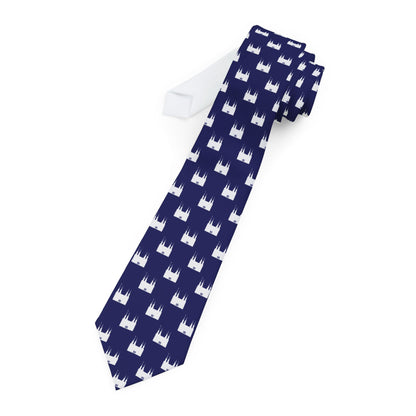 Washington DC Temple Patterned Neck Tie for Elders (Blue) - Mission Wishlist - LDS Missionary Gift Store