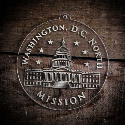 Washington, D.C. North Mission Christmas Ornament - Latter-Day Saint LDS Missionary Gift - Book of Mormon