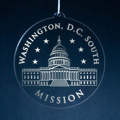 Washington, D.C. South Mission Christmas Ornament - Latter-Day Saint LDS Missionary Gift - Book of Mormon