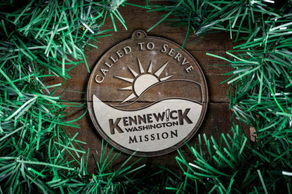 Washington Kennewick Mission Christmas Ornament - Latter-Day Saint LDS Missionary Gift - Book of Mormon