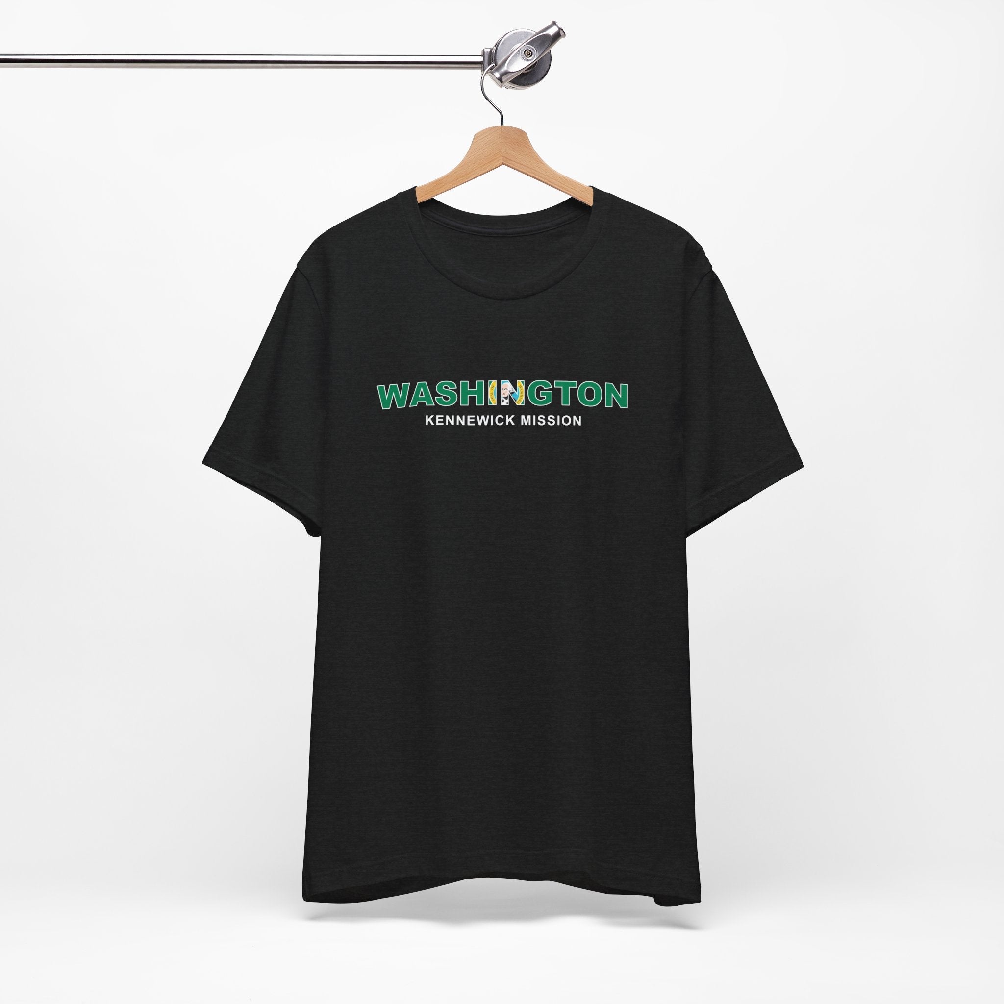 Washington Kennewick Mission Flag Title T-shirt - Latter-Day Saint LDS Missionary Gift - Book of Mormon