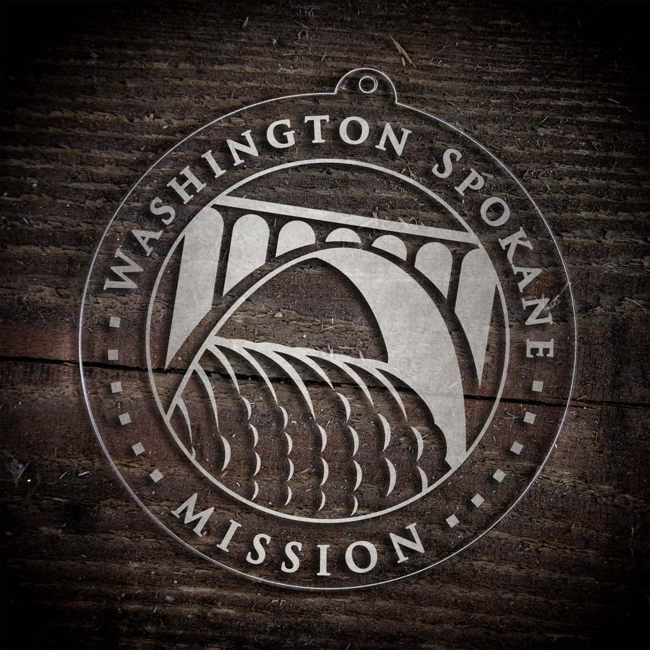 Washington Spokane Mission Christmas Ornament - Latter-Day Saint LDS Missionary Gift - Book of Mormon