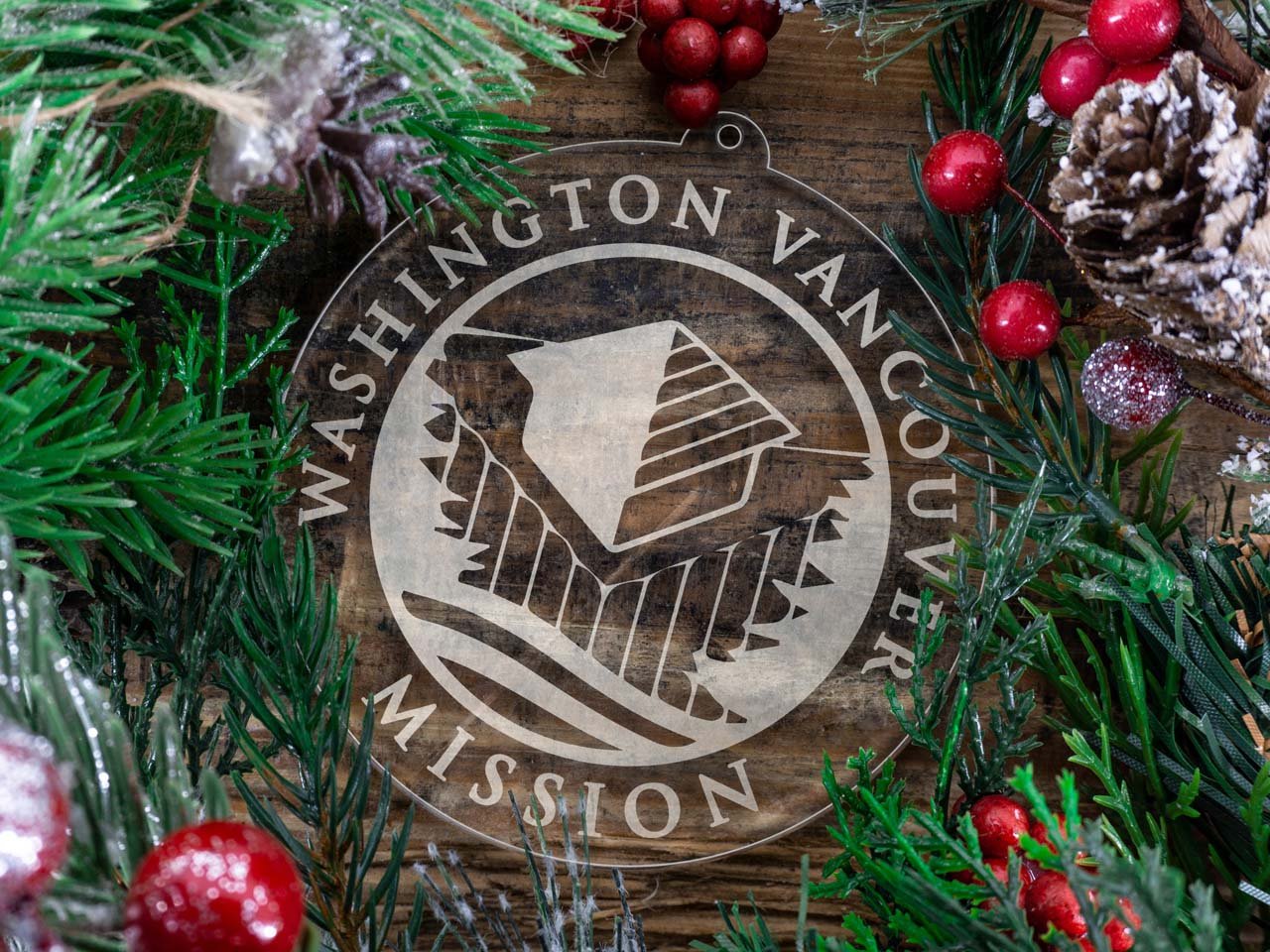 Washington Vancouver Mission Christmas Ornament - Latter-Day Saint LDS Missionary Gift - Book of Mormon