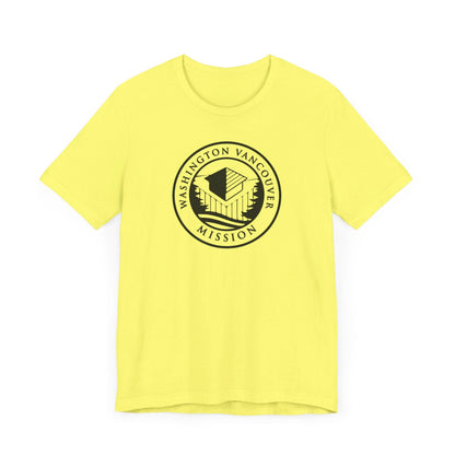 Washington Vancouver Mission Circular Monochrome Logo T-Shirt - Latter-Day Saint LDS Missionary Gift - Book of Mormon