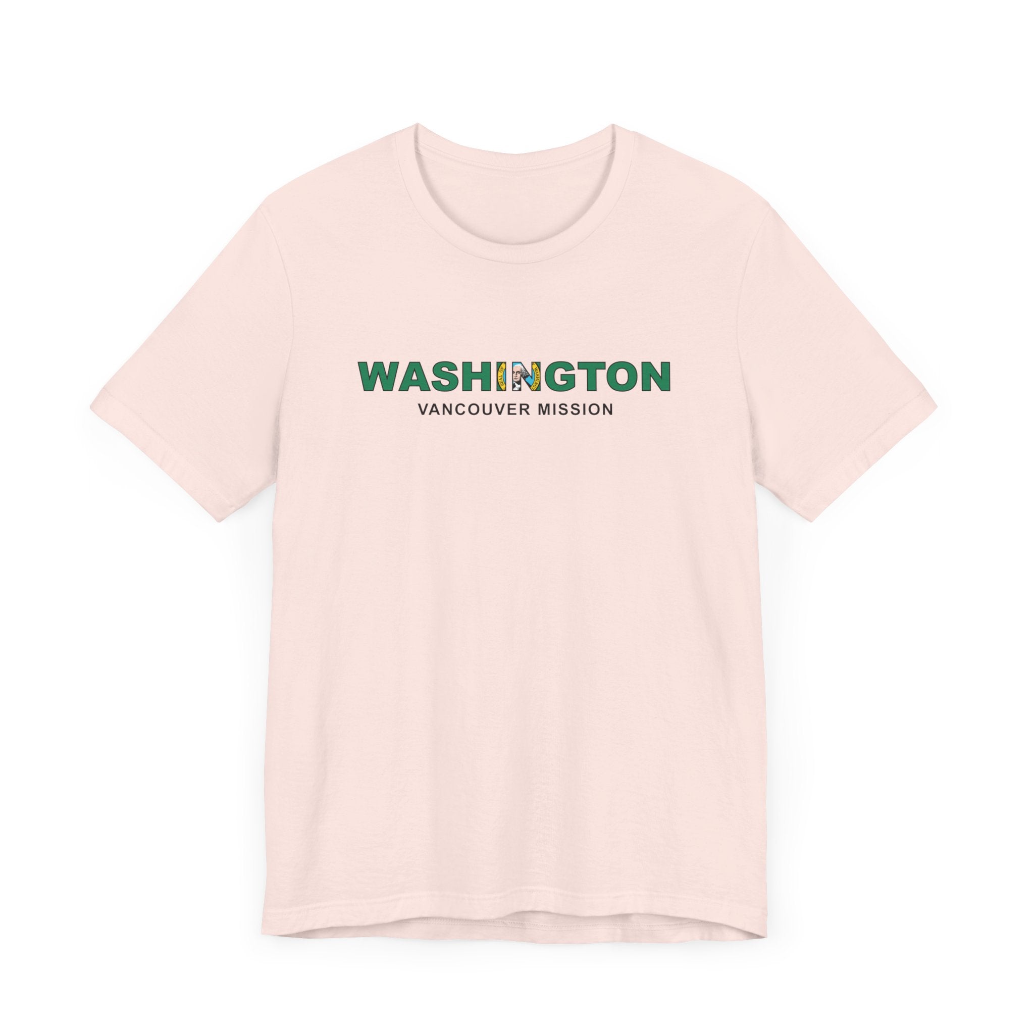 Washington Vancouver Mission Flag Title T-shirt - Latter-Day Saint LDS Missionary Gift - Book of Mormon