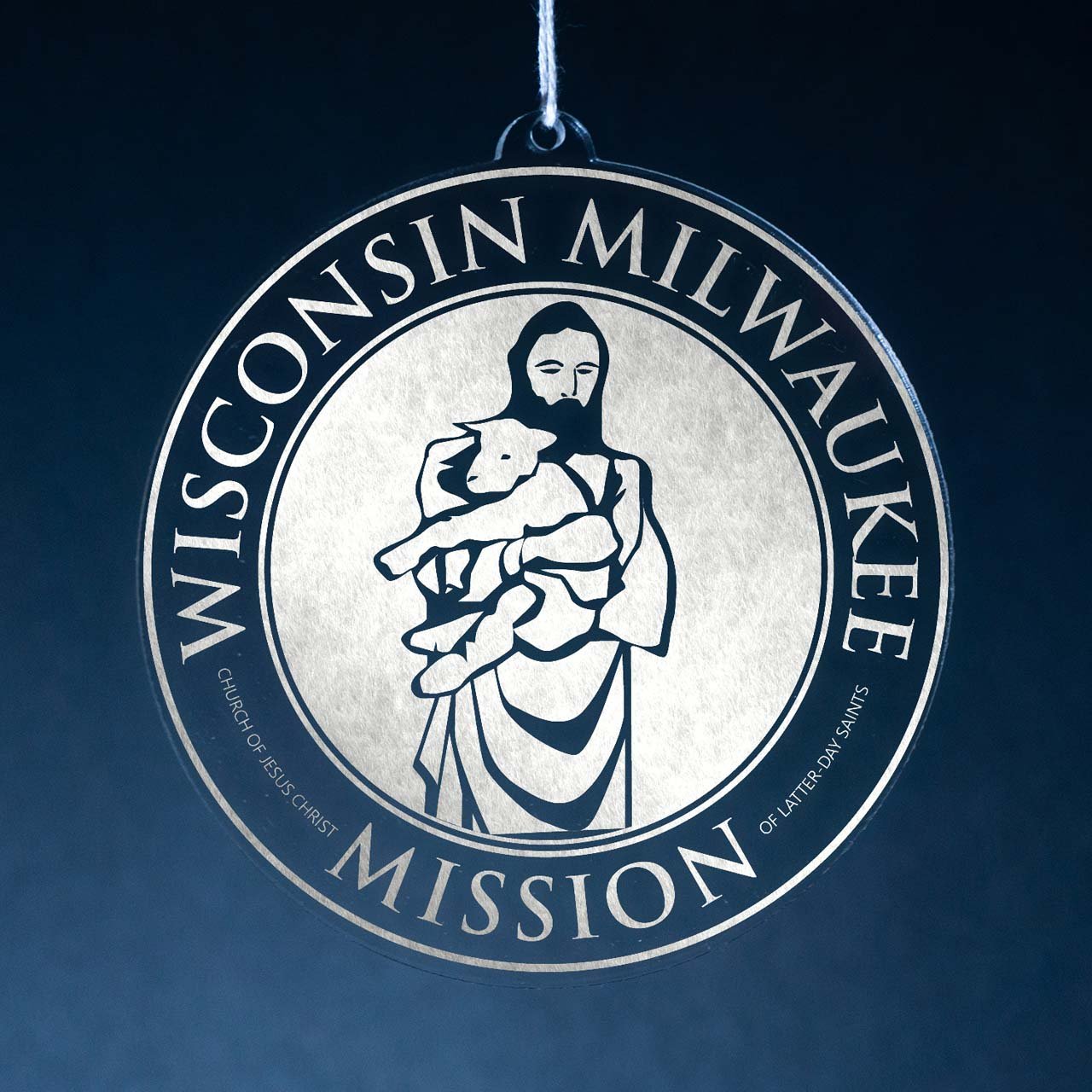 Wisconsin Milwaukee Mission Christmas Ornament - Latter-Day Saint LDS Missionary Gift - Book of Mormon