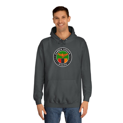 Zambia Lusaka Mission Flag Logo (Black Border) College Hoodie - Latter-Day Saint LDS Missionary Gift - Book of Mormon