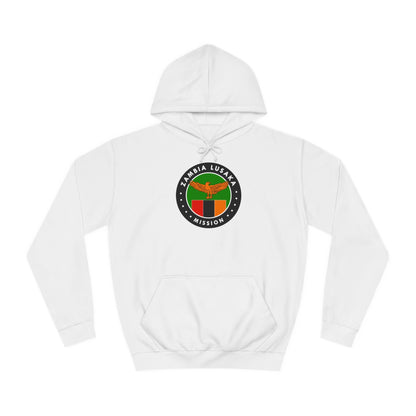 Zambia Lusaka Mission Flag Logo (Black Border) College Hoodie - Latter-Day Saint LDS Missionary Gift - Book of Mormon