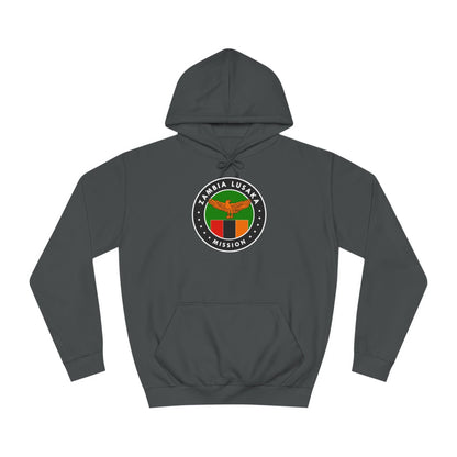 Zambia Lusaka Mission Flag Logo (Black Border) College Hoodie - Latter-Day Saint LDS Missionary Gift - Book of Mormon