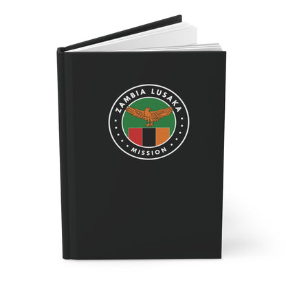 Zambia Lusaka Mission Logo Design Black Hardcover Journal Matte - Latter-Day Saint LDS Missionary Gift - Book of Mormon