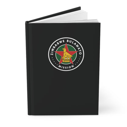 Zimbabwe Bulawayo Mission Logo Design Black Hardcover Journal Matte - Latter-Day Saint LDS Missionary Gift - Book of Mormon