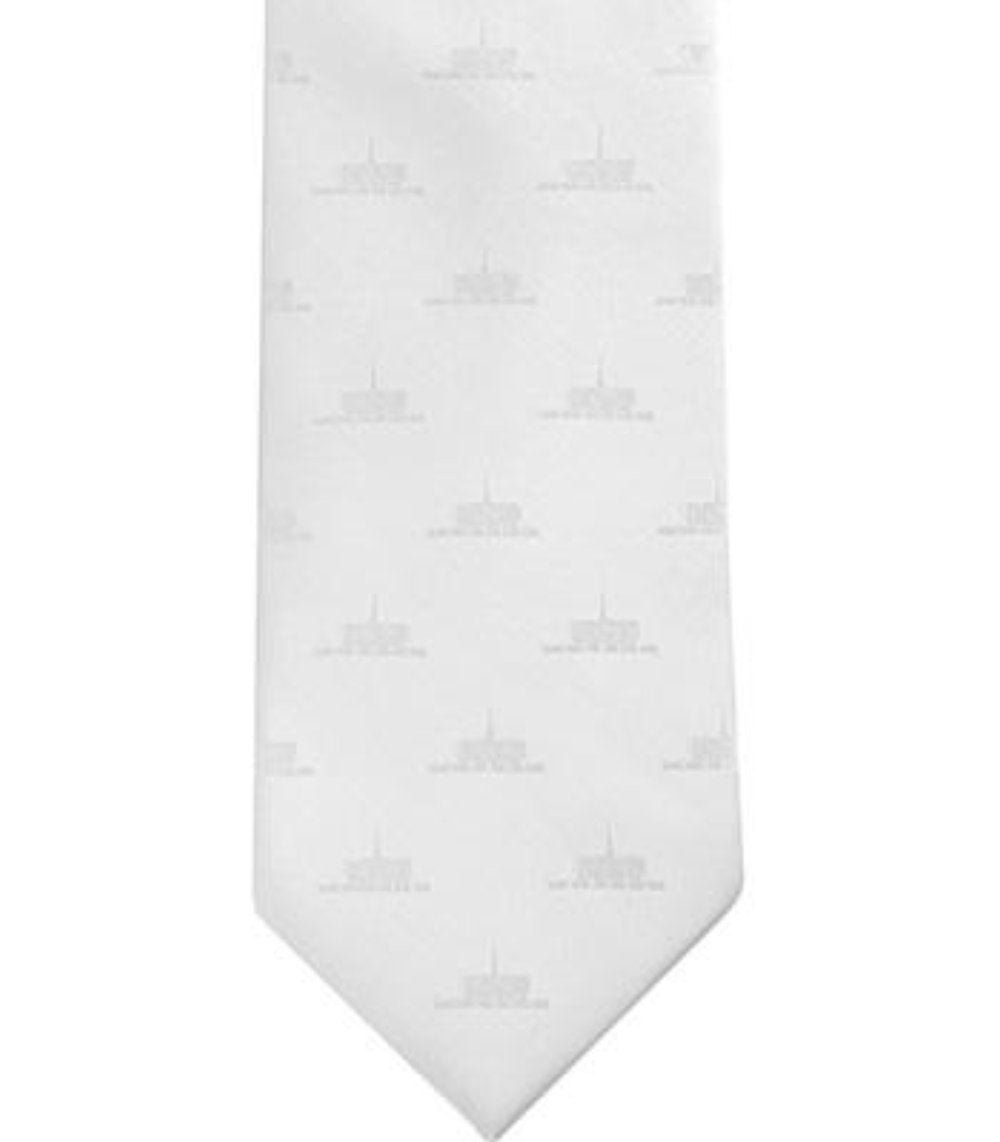Provo Utah Temple Tie - Standard Width - (Original Build)