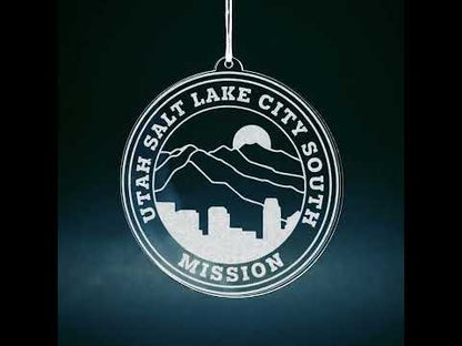 Utah Salt Lake City South Mission Christmas Ornament