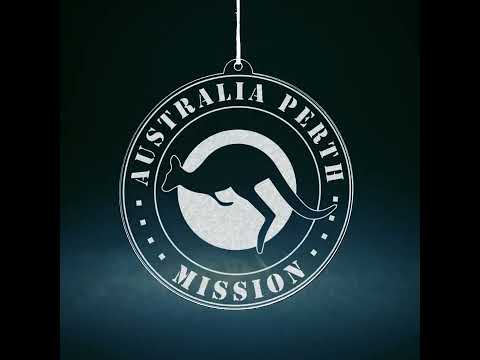 Load video: Australia Perth Mission Christmas Ornament